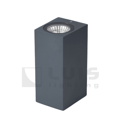 Светильник настенный Luis Lighting Model NBE0705-2SQ 12W Black 3000k