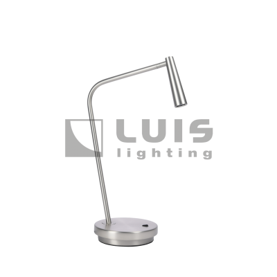 Светильник настольный "Luis Lighting" Model NLO-ST-054 3W Nickel 3000к 