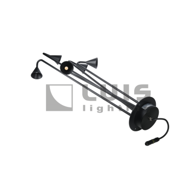 Светильник напольный "Luis Lighting" Model LBF-14501-5 25w Black 3000k IP65